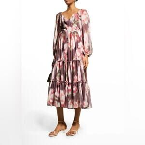 New Sachin & Babi “Jamie” Balloon Sleeve Midi Dress – Size 12